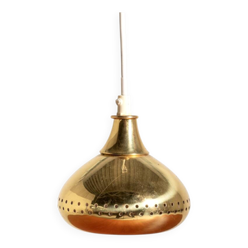 Brass pendant lamp by Scandi-Lamp, 1960s/70s