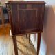 Lot tables de nuit bois et marbre