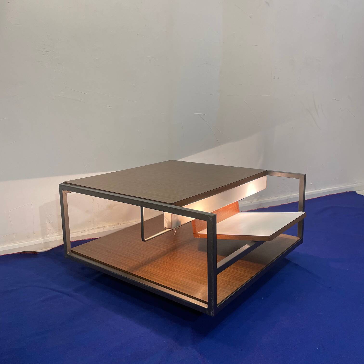 Table basse éclairante, Ed. E.F.A, Georges Frydman