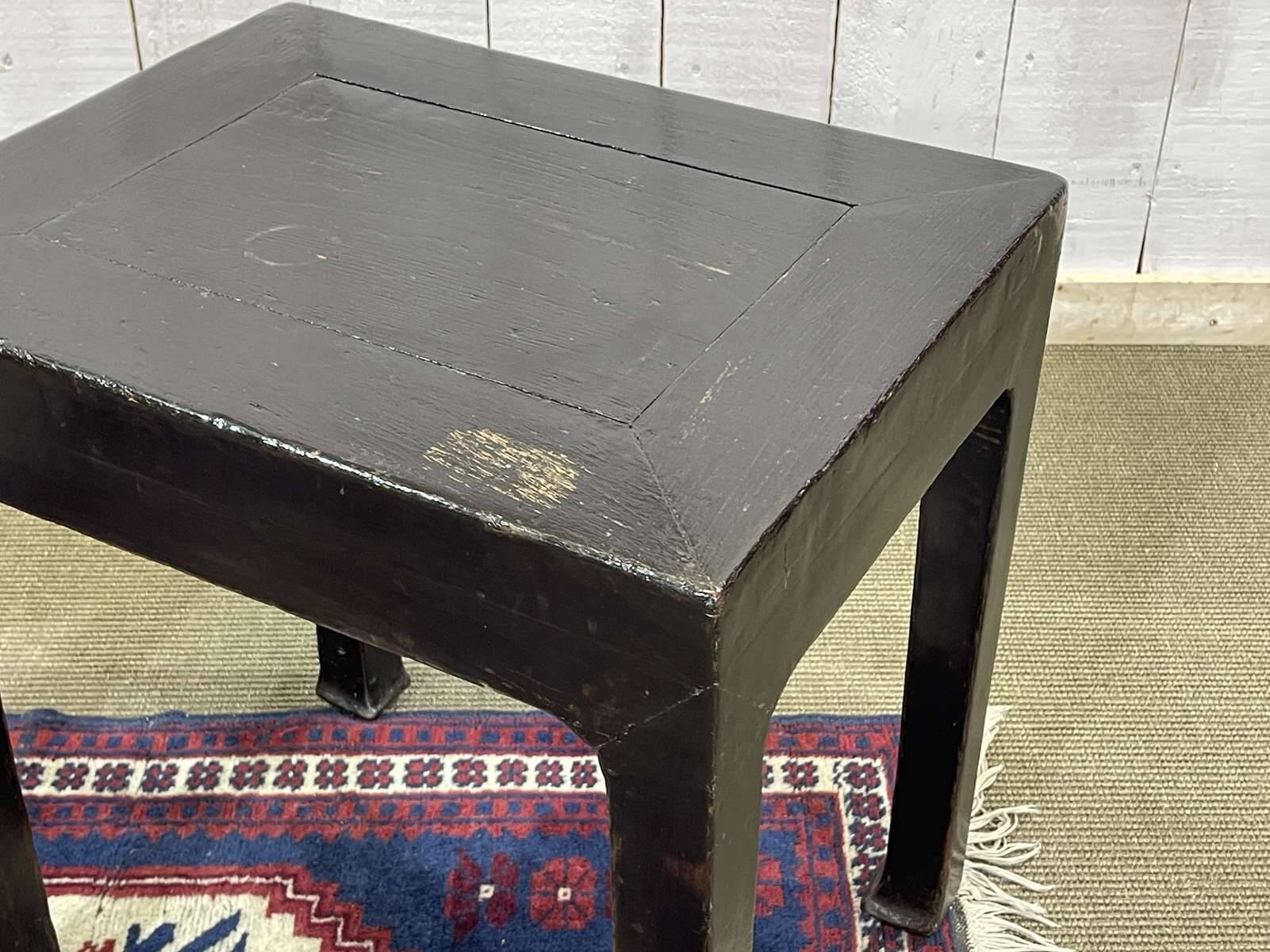 Pair of painted wooden side tables from the 70s