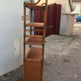 Bamboo and cane shelf