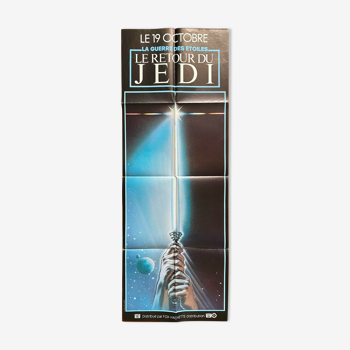 Affiche cinéma originale "Le Retour du Jedi" Star Wars 60x160cm 1983