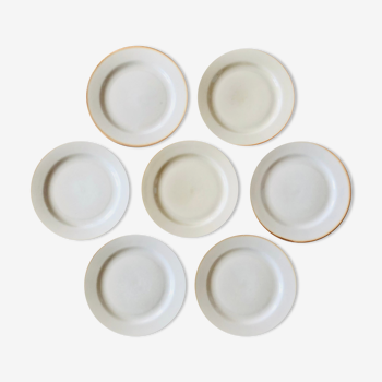 Set of 7 Tulowice flat plates