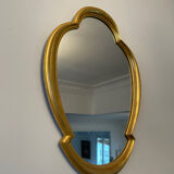 Miroir bois doré 1950 Hollywood Regency