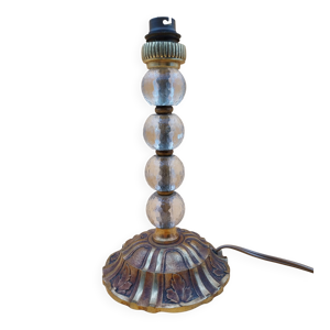 lampe art déco en laiton