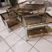 Italia lounge coffee table and vintage sofa tips ITALIA by Willy Rizzo 1970