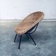 Wicker Lounge Chair in the style of Dirk Van Sliedregt for Rohé Noordwolde, Netherlands, 1960s
