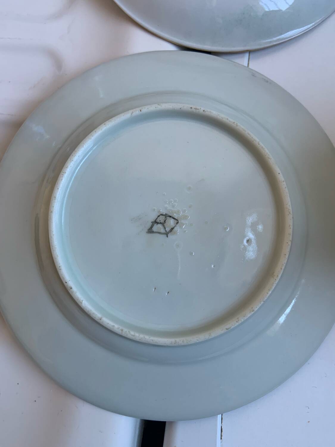 Fine porcelain tea service Japan - Decor of Cranes and Bamboo