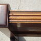 Walnut bed and walnut magnifying glass nineteenth century