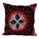 Vintage embroidered cushion cover 51x51 cm