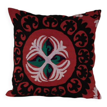 Vintage embroidered cushion cover 51x51 cm