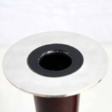 Pair of wood and stone candlesticks