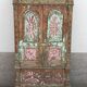 Old wooden cabinet - 2 doors and 1 drawer