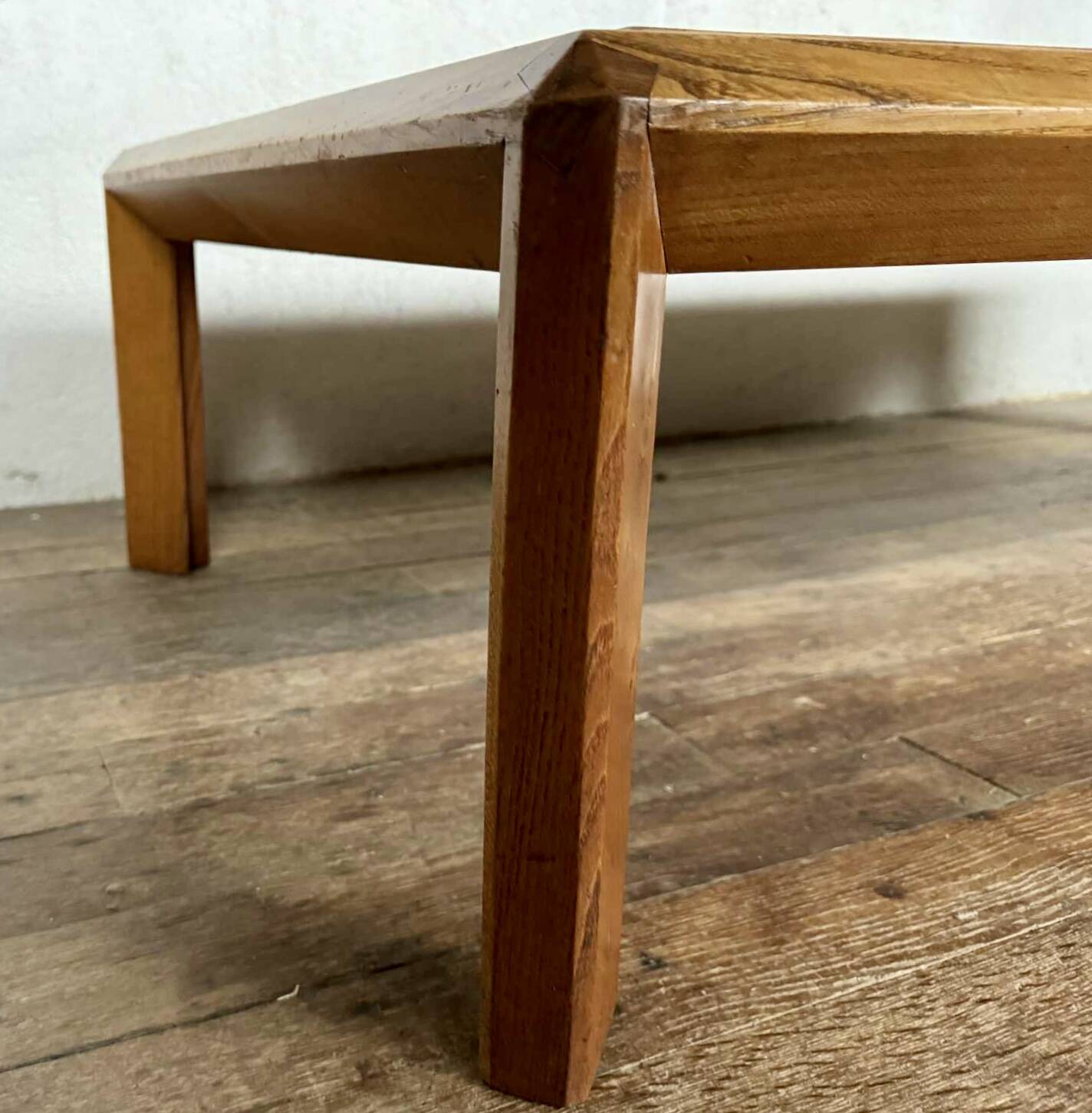 Vintage light wood coffee table from the 1960s