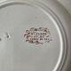 Lot de 2 assiettes Terre De Fer service « Flore »