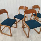 Suite of 4 Chairs Baumann Sled