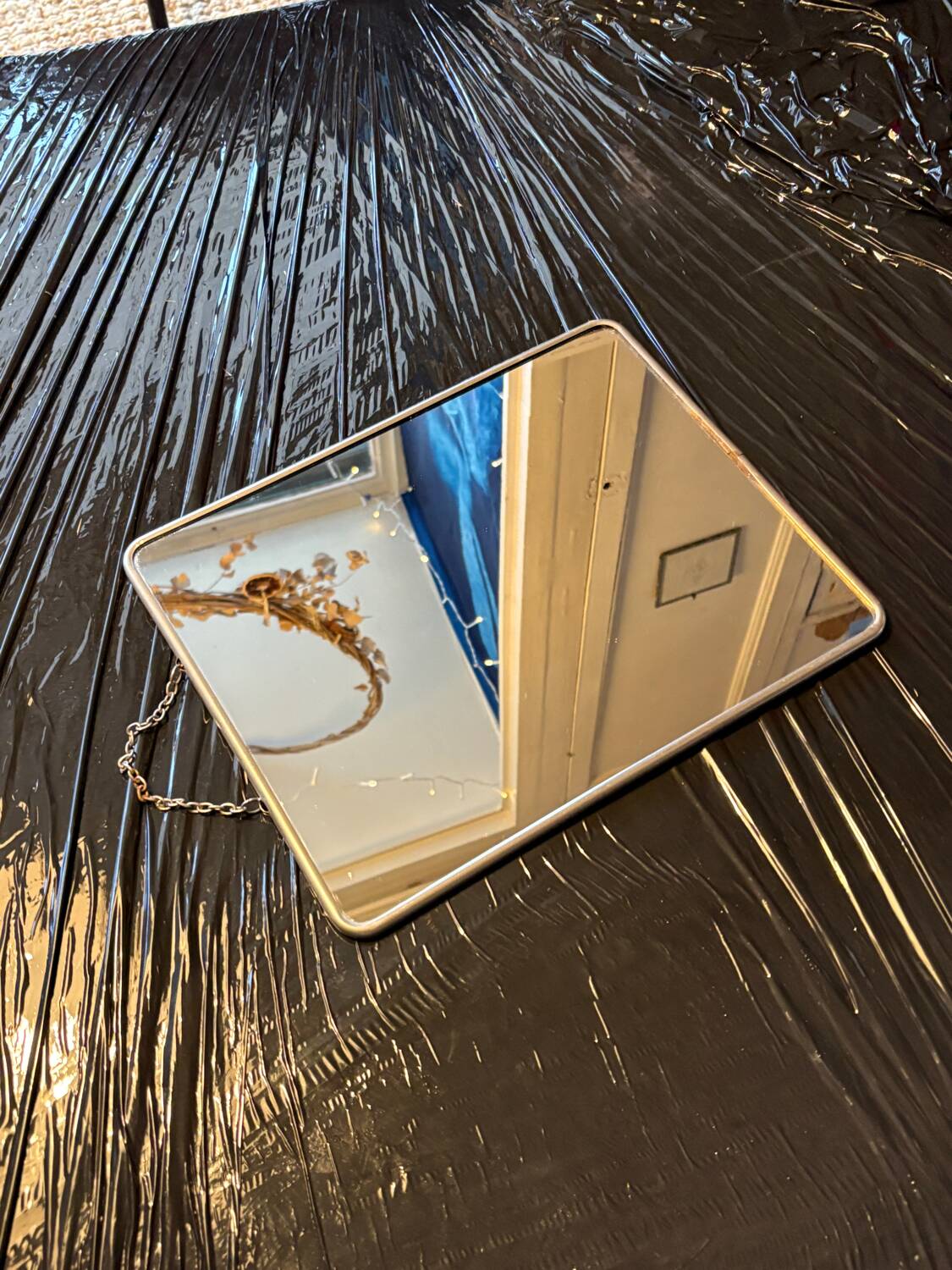 Large barber's mirror