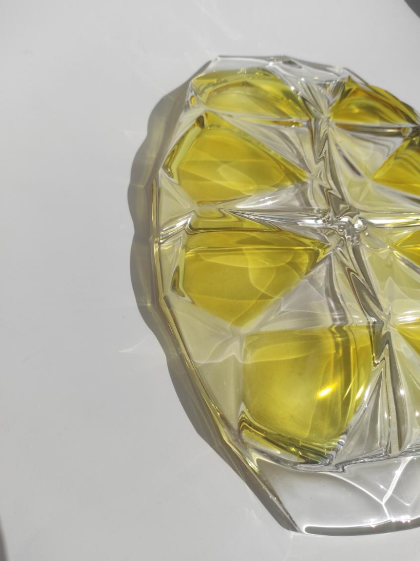 vintage dish Walther Kristallglas