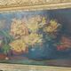 Painting, painting, oil on cardboard bouquet of flowers