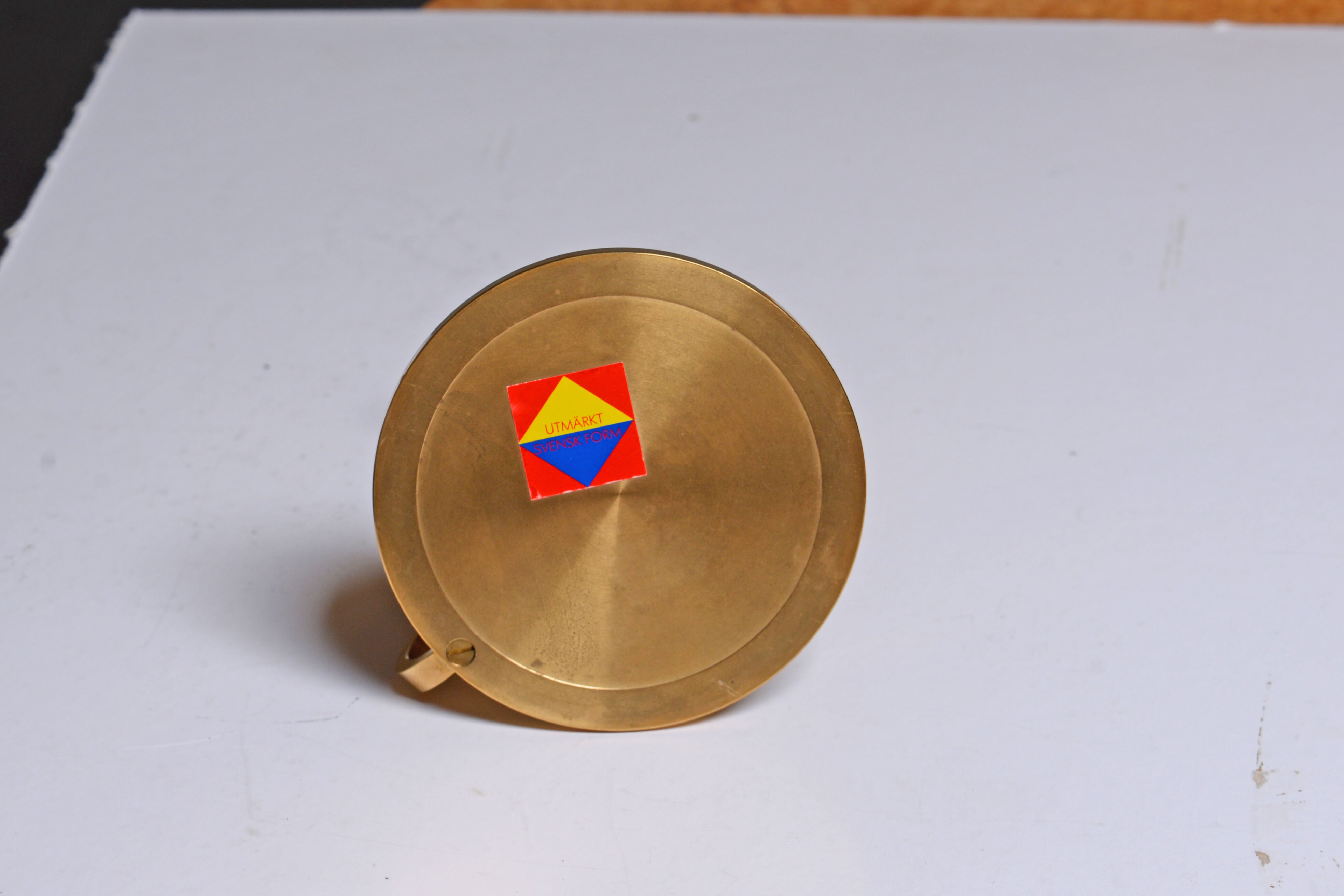 Solid brass candlestick by Sigurd Persson Sweden around 1960