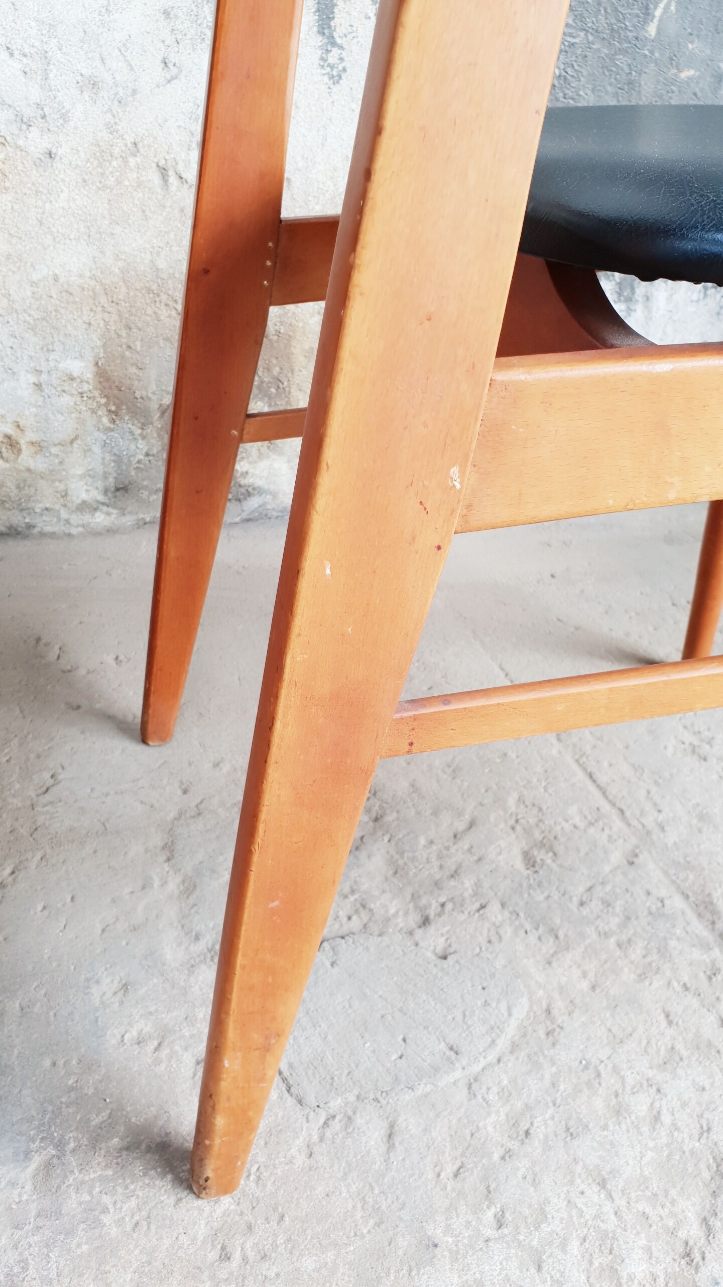 Set de 4 chaises scandinave vintage