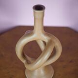 Brutalist terracotta vase