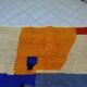 Traditional handmade pure wool rug, size 150 x 250 cm