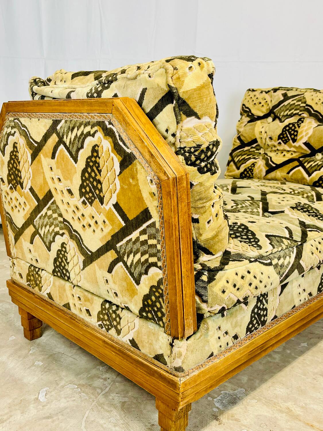 Art Deco style chaise longue