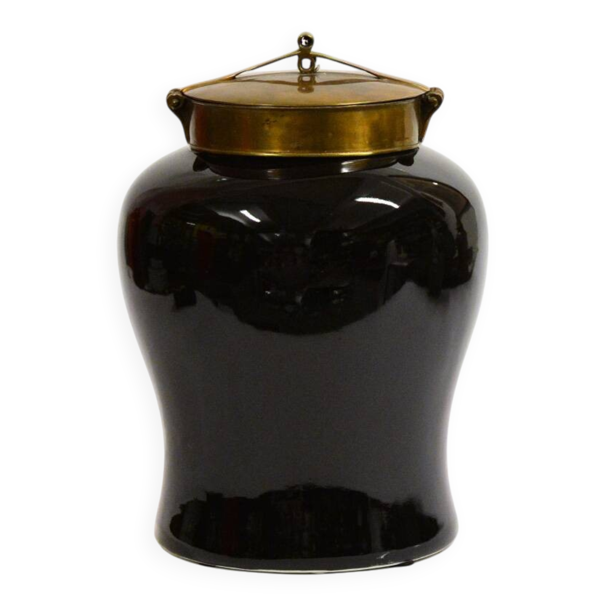 Imperial Black Condiment Jar