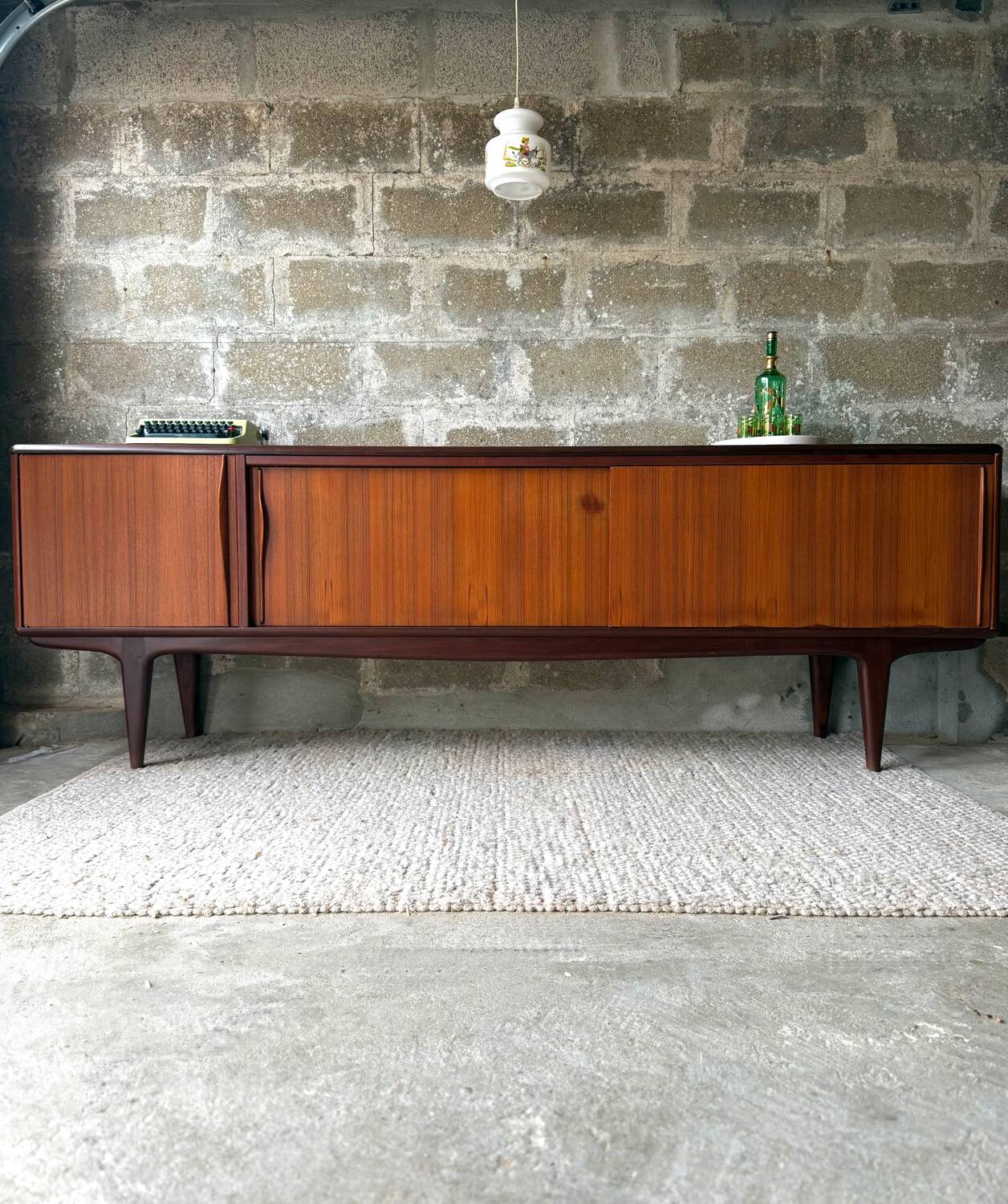 Scandinavian enfilade in teak, solid wood, 1960s/70s.