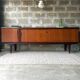 Scandinavian enfilade in teak, solid wood, 1960s/70s.