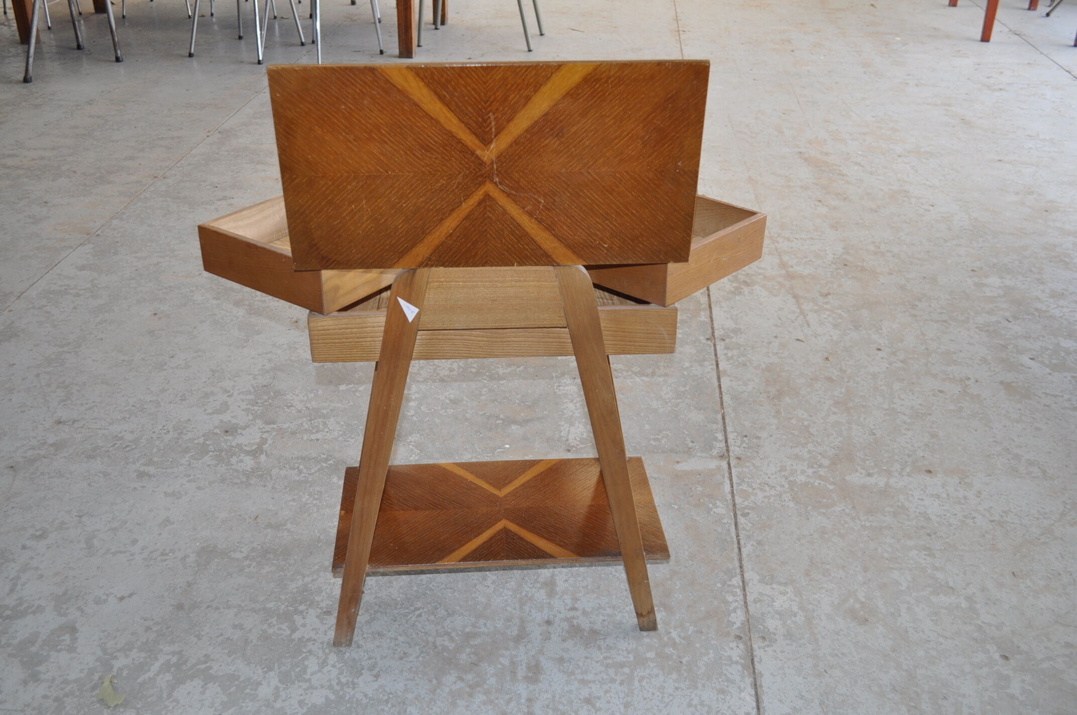 Vintage sewing basket