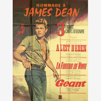 Original movie poster of the years Dean 60.James