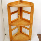 Pine corner shelf