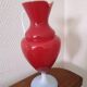 Opaline glass vase