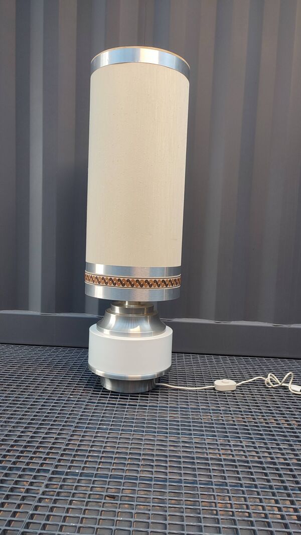 Lampe de parquet cylindrique en aluminium