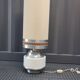 Cylindrical aluminum floor lamp