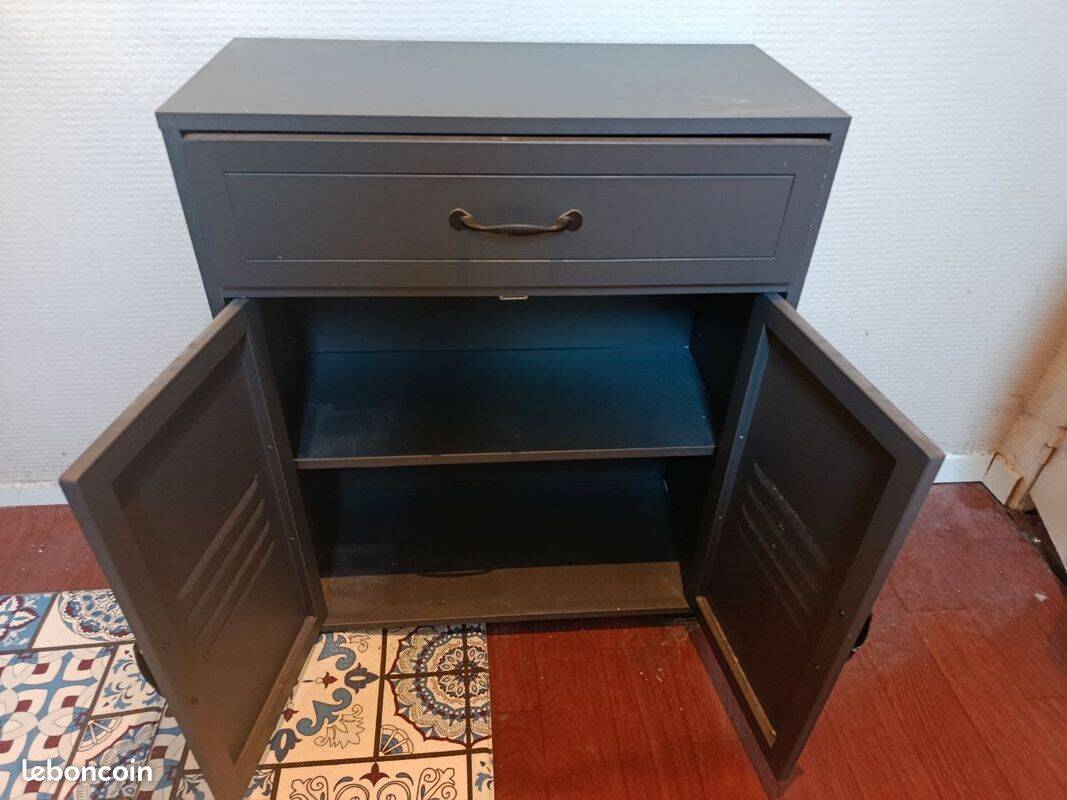 Small industrial-style storage unit