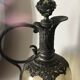 Aiguière étain et verre soufflé XIX style renaissance