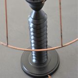 Turned wooden lamp foot