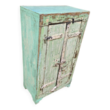 Old bedside table - tribal cabinet in Burmese teak