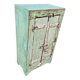 Old bedside table - tribal cabinet in Burmese teak