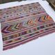 XL Handmade Algerian Berber Ethnic Bohemian Antique Carpet - Area Rug 200x188