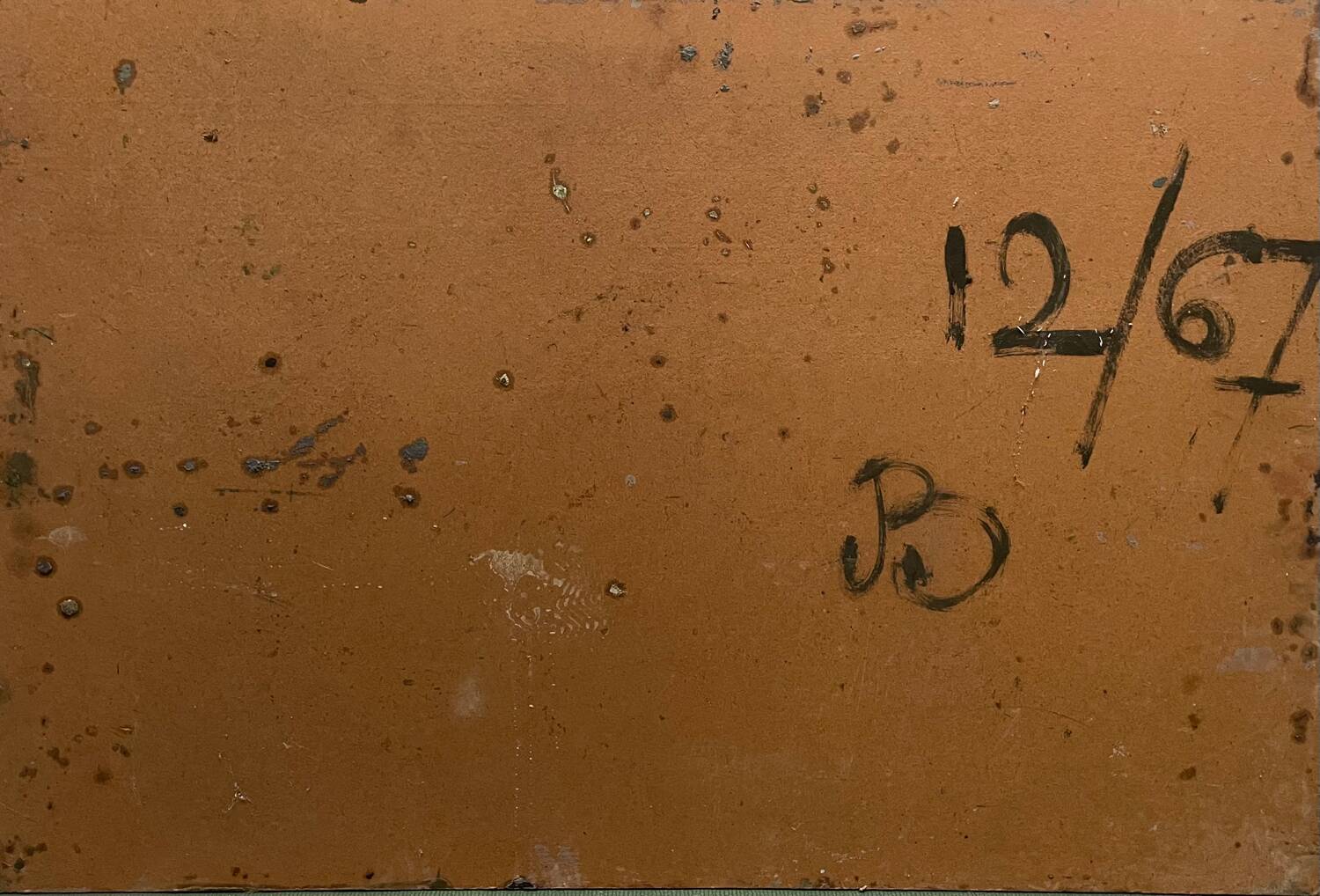 Abstract painting after the war 1967