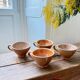 Lot de 4 tasses en grès – esprit artisanal