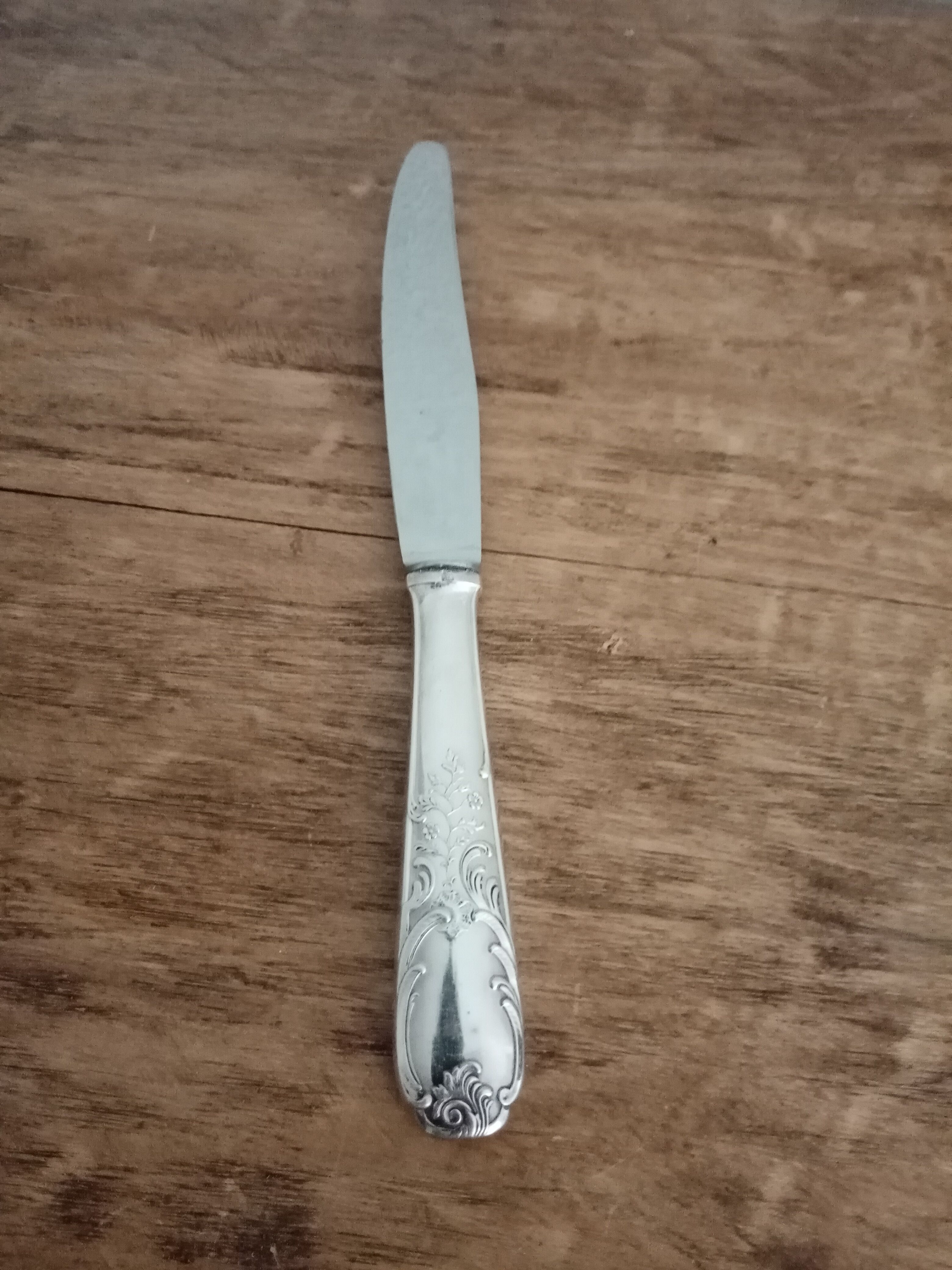 Housewife 61 pieces in silver metal decors rocaille hallmark 84 gr