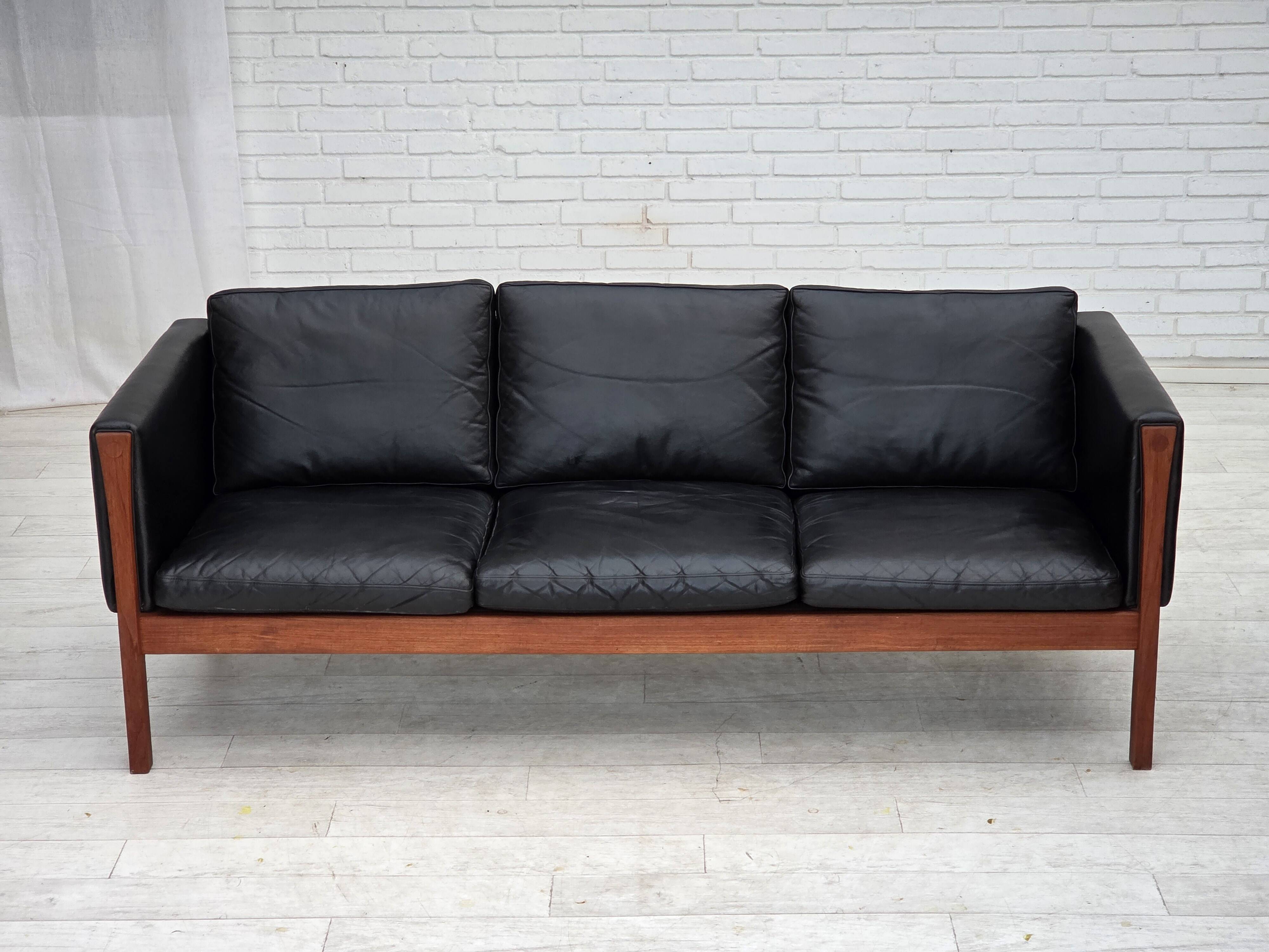 1960s, Danish design by H.J.Wegner, 3 seater sofa model CH 163.