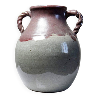 Vase studio pottery Milly Finn UK vintage 60s-70s stoneware