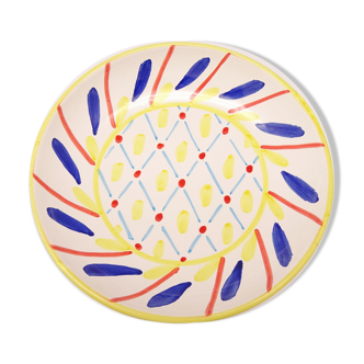 Multicolored Italian ceramic plate