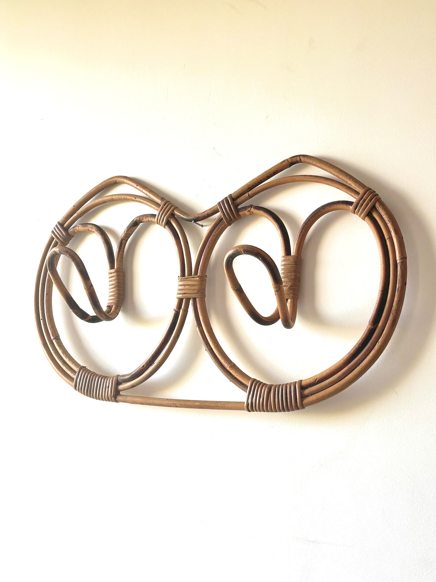 Porte manteaux en rotin Francisco Albini 1960